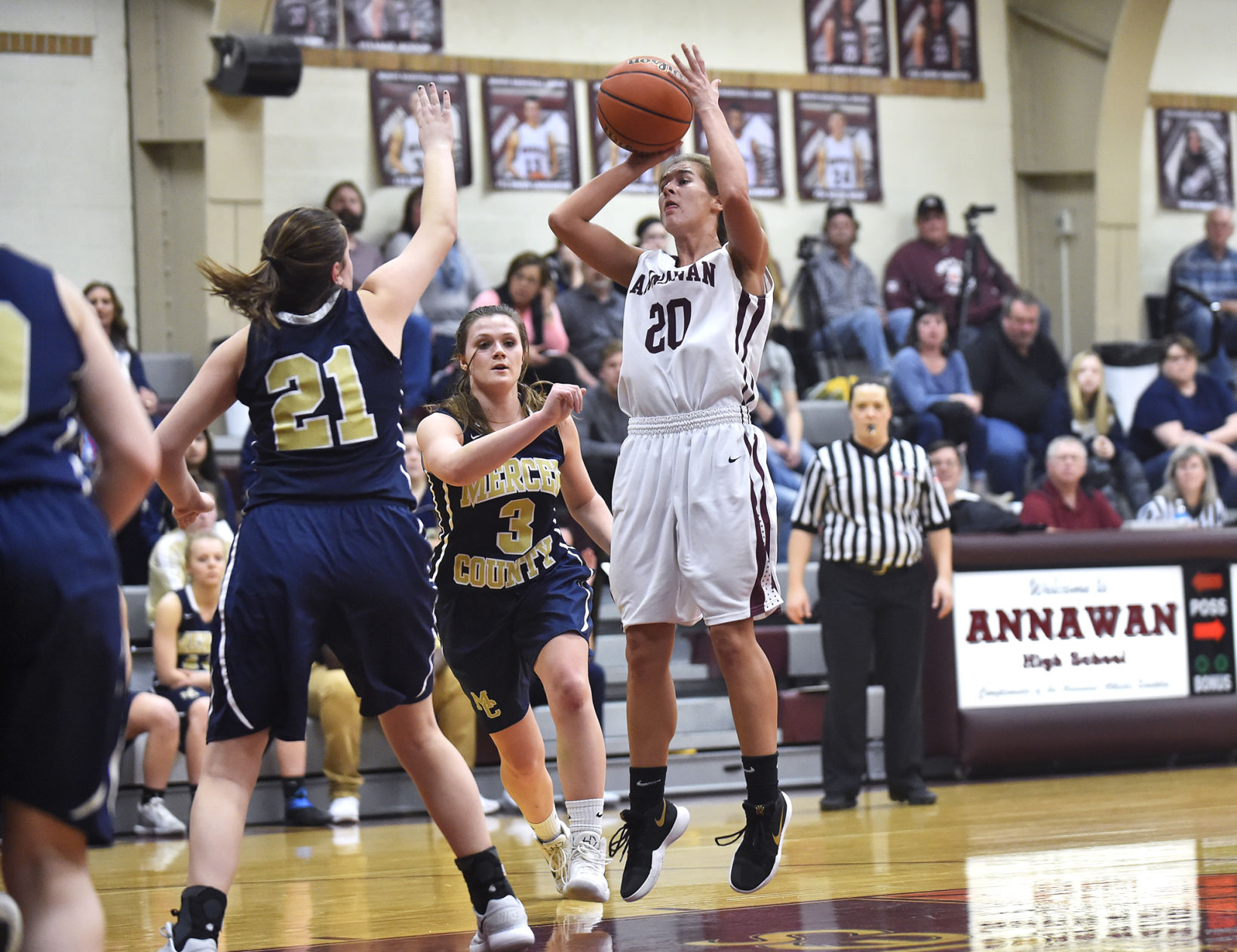 Prep Girls' Basketball: Annawan vs. Mercer County